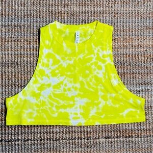 NWOT LULULEMON-TYE DIE CROP TANK
